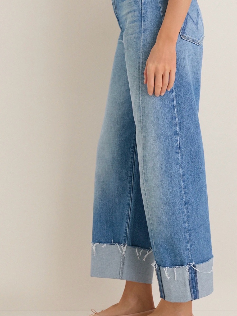 NWT! MOTHER half pipe ankle cuff fray - Picture 3 of 7